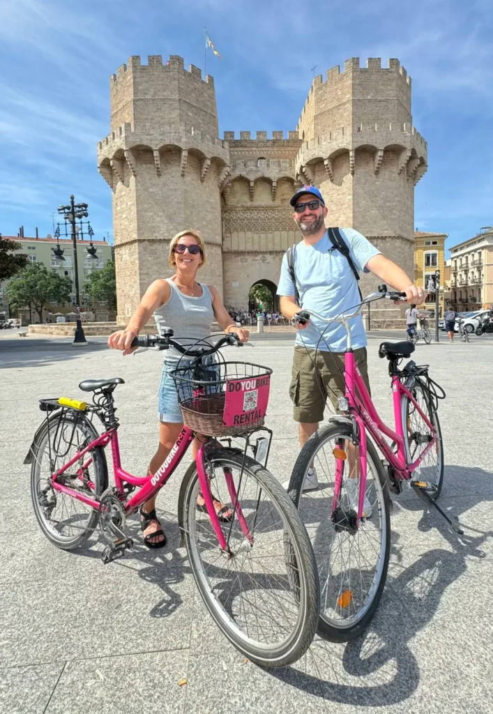 noleggio biciclette valencia torres de serrano